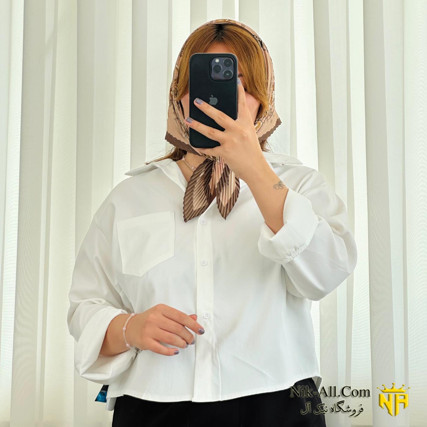 شومیز کراپ وارداتی 