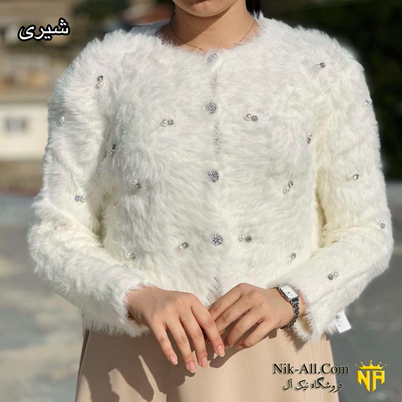 بافت دخترانه مرواریدی 