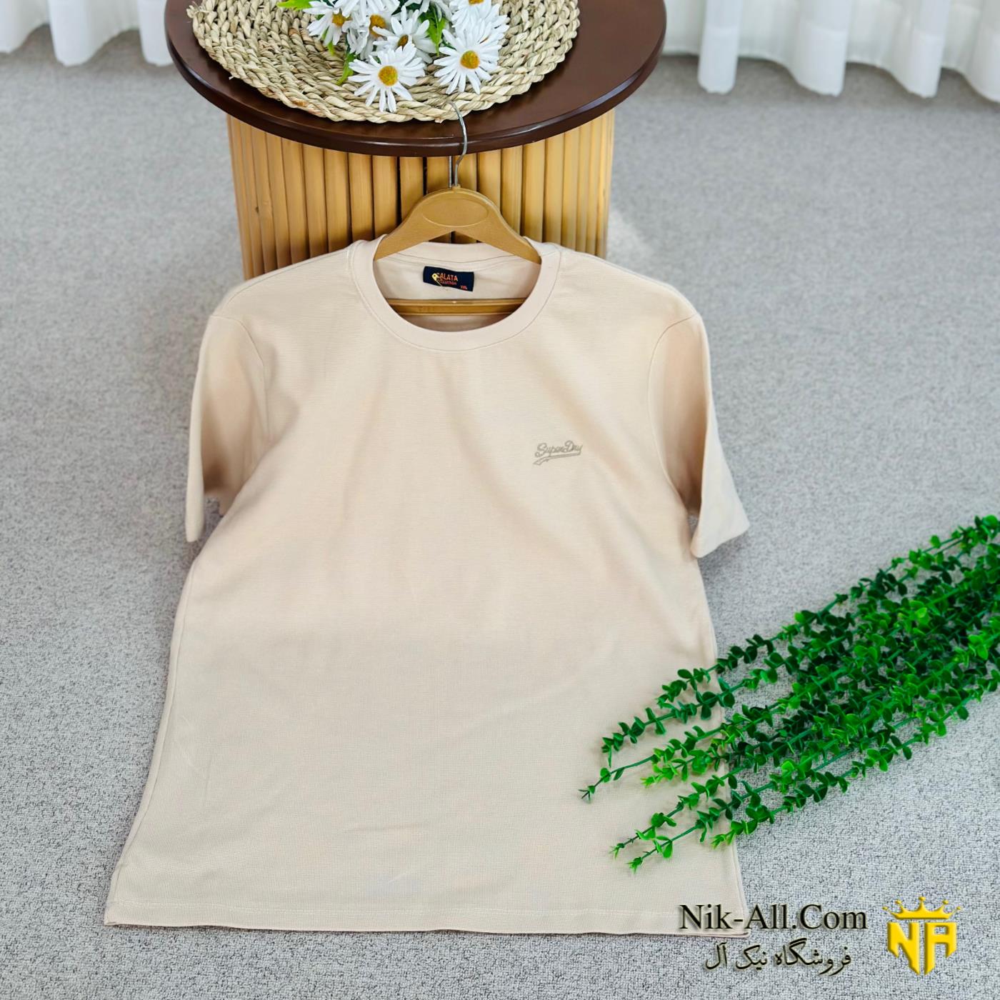 تیشرت مردانه بیسکوئیتی 2XL