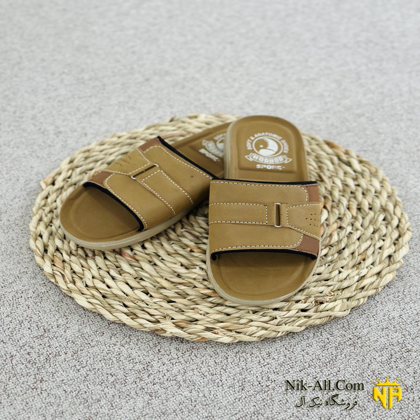 صندل مردانه عسلی 217