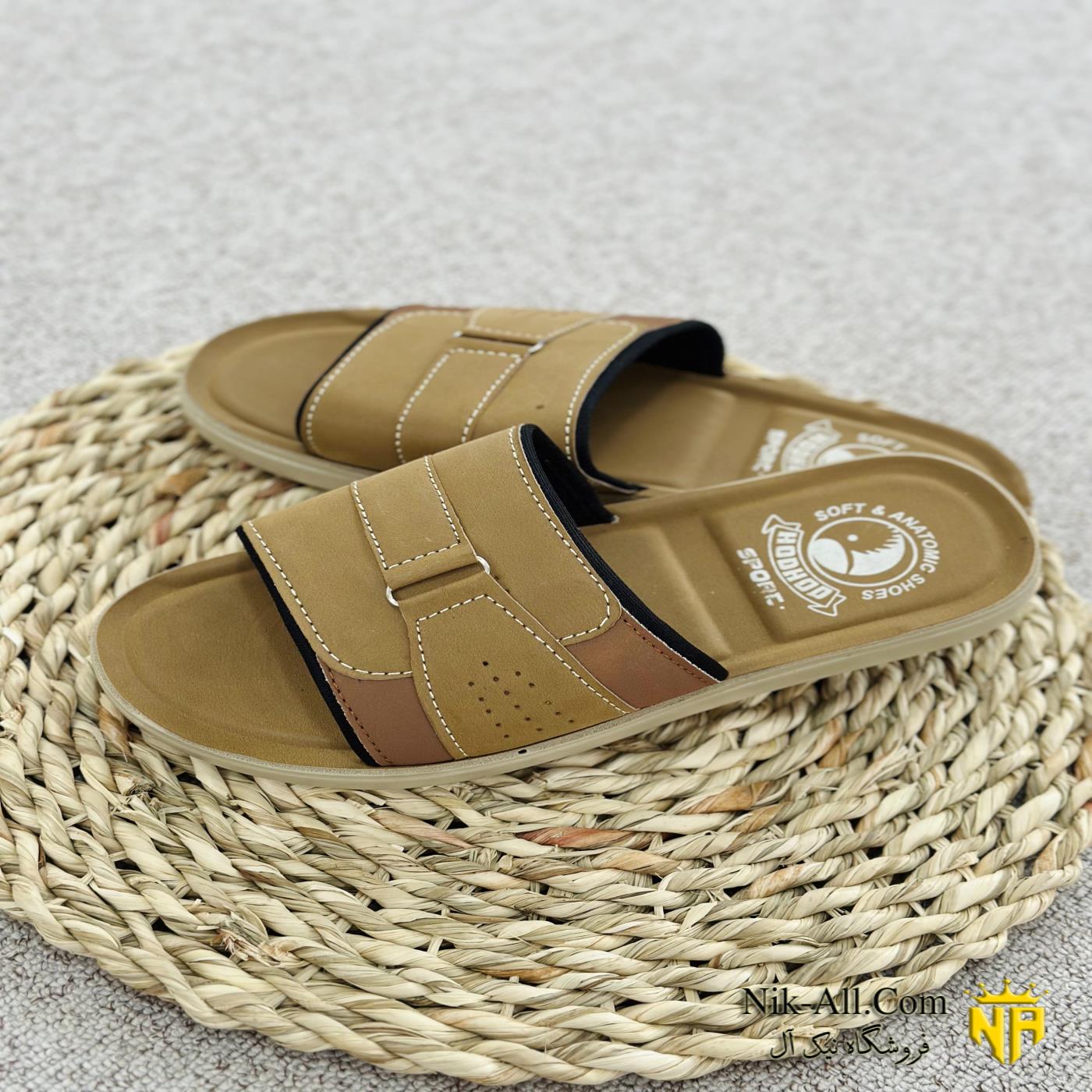 صندل مردانه عسلی 217