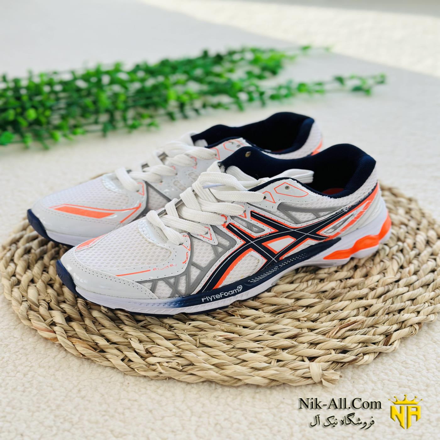 آسیکس سفید نارنجی