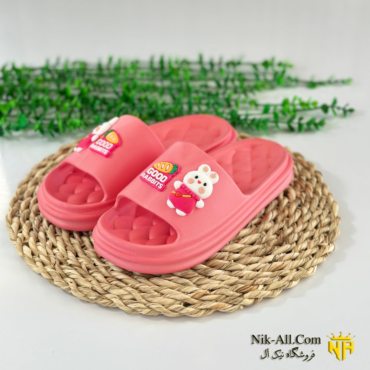 دمپایی رابیتز دخترانه صورتی