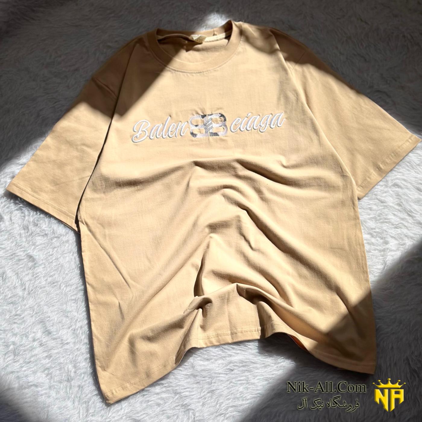 تیشرت یقه گرد پنبه XL