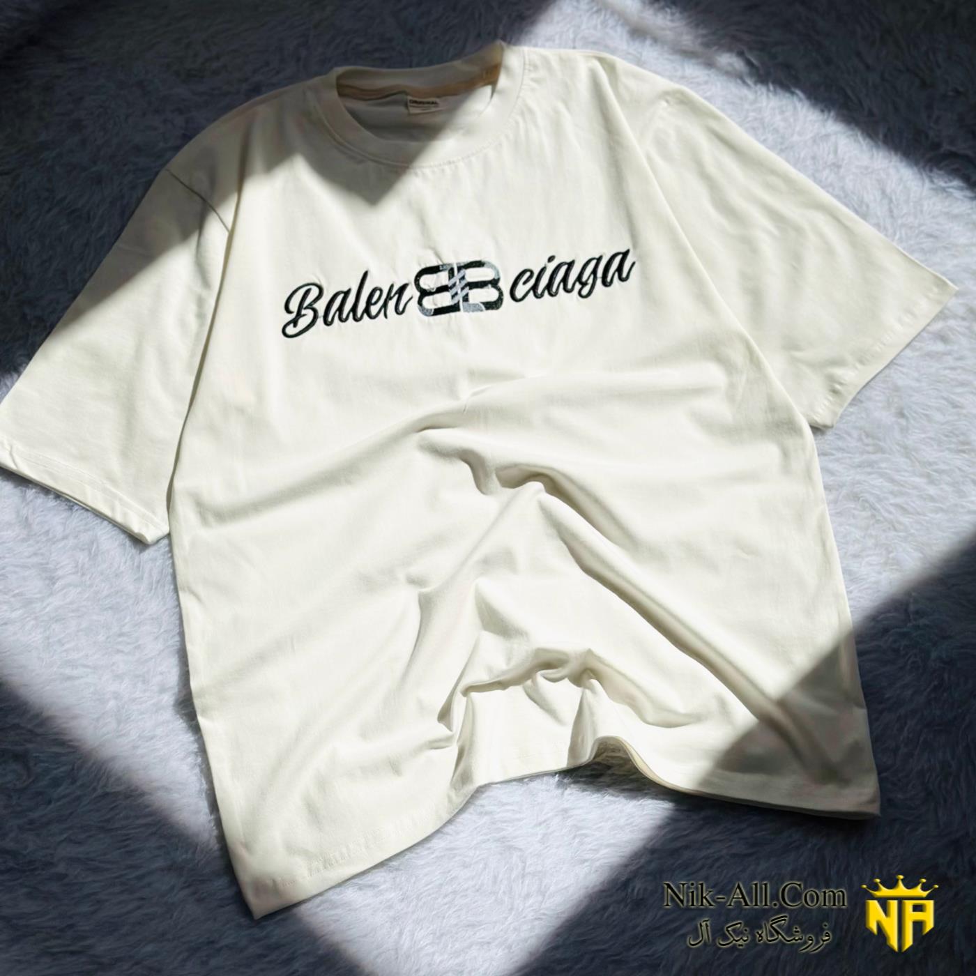 تیشرت یقه گرد پنبه XL