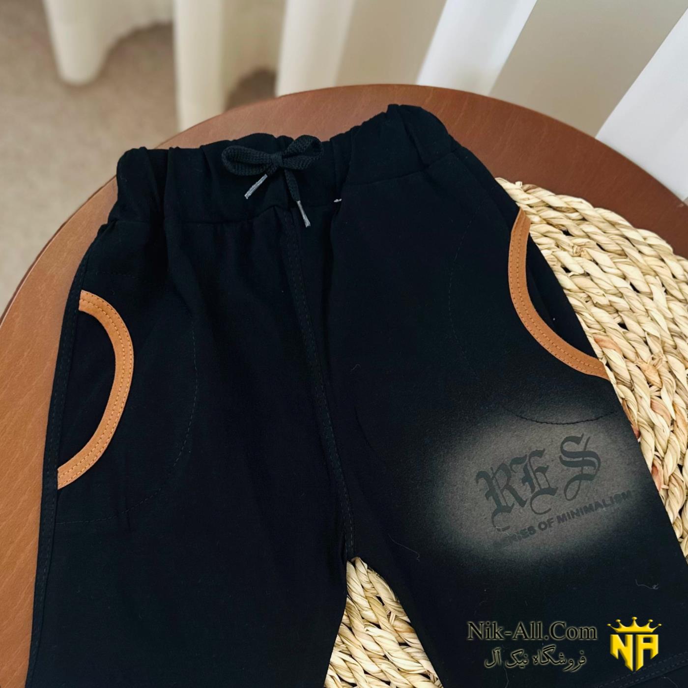 شلوارک بچگانه مشکی 