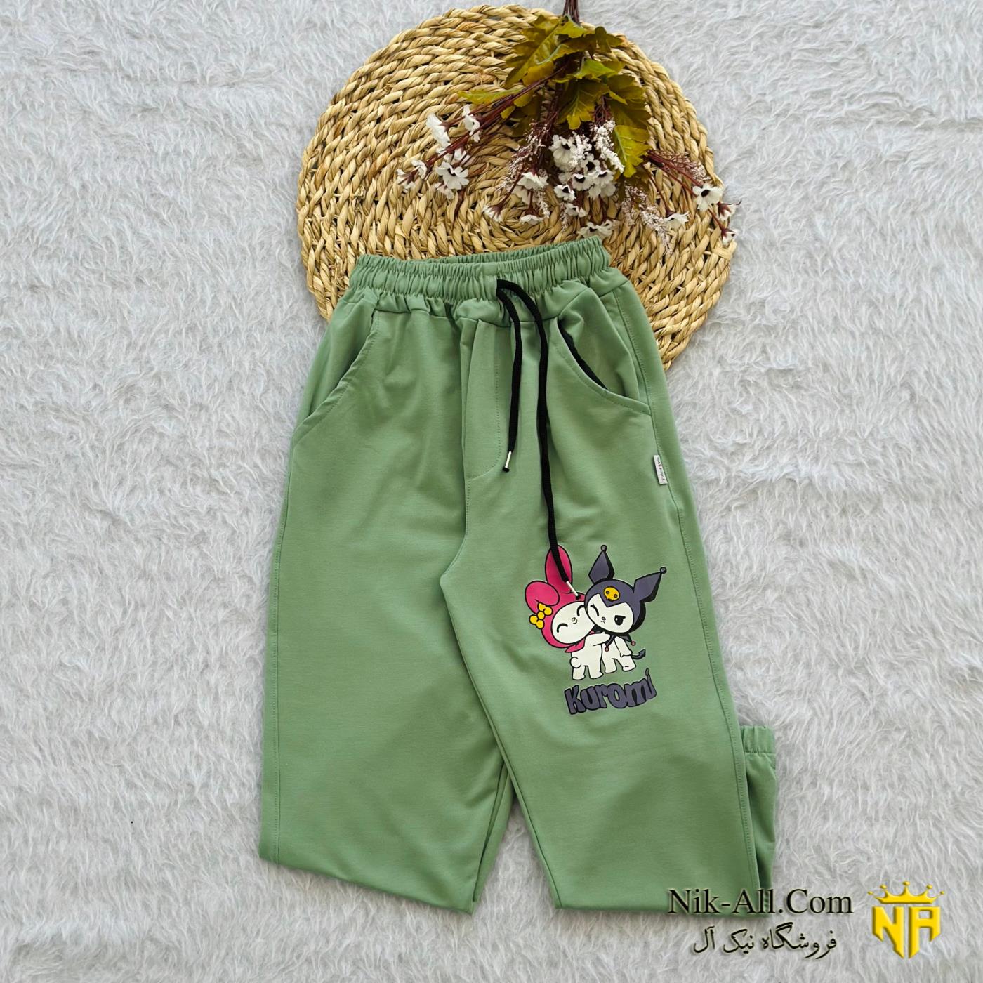 شلوار اسپان رنگی سایز 70