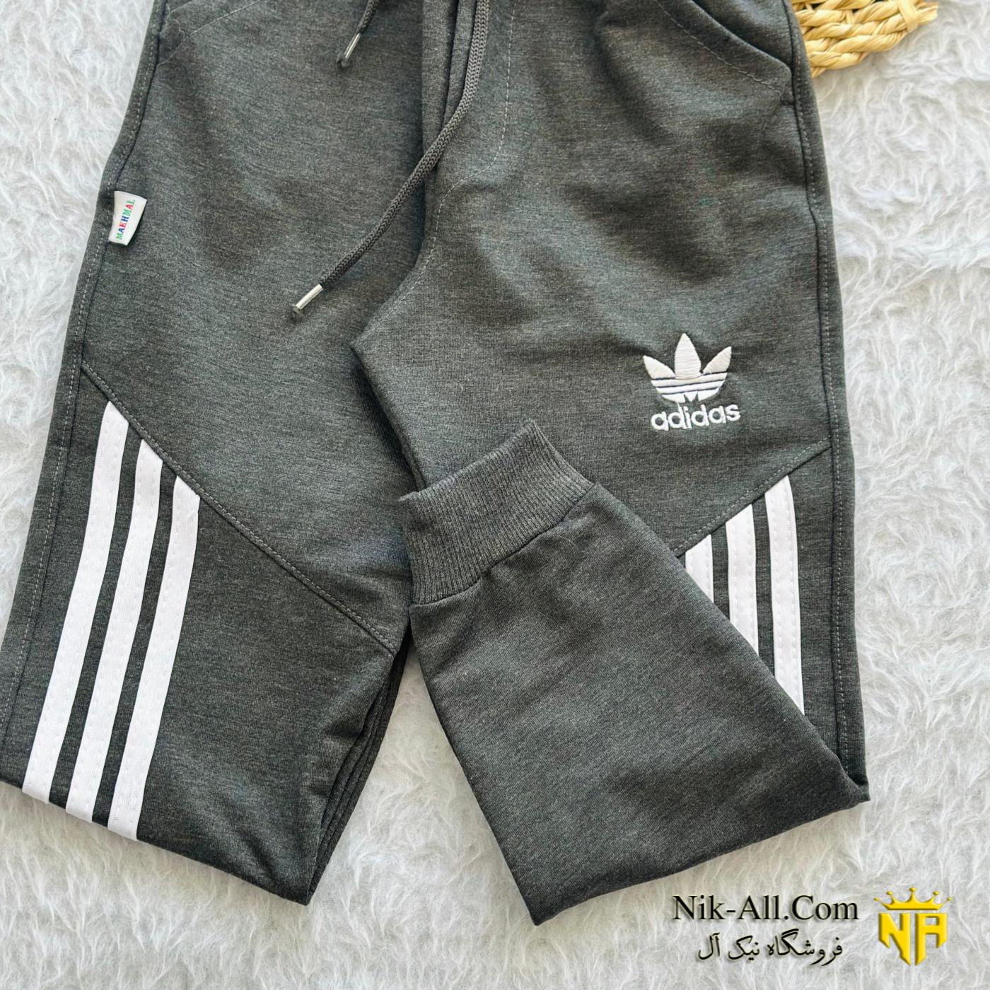 شلوار نواری توسی تیره