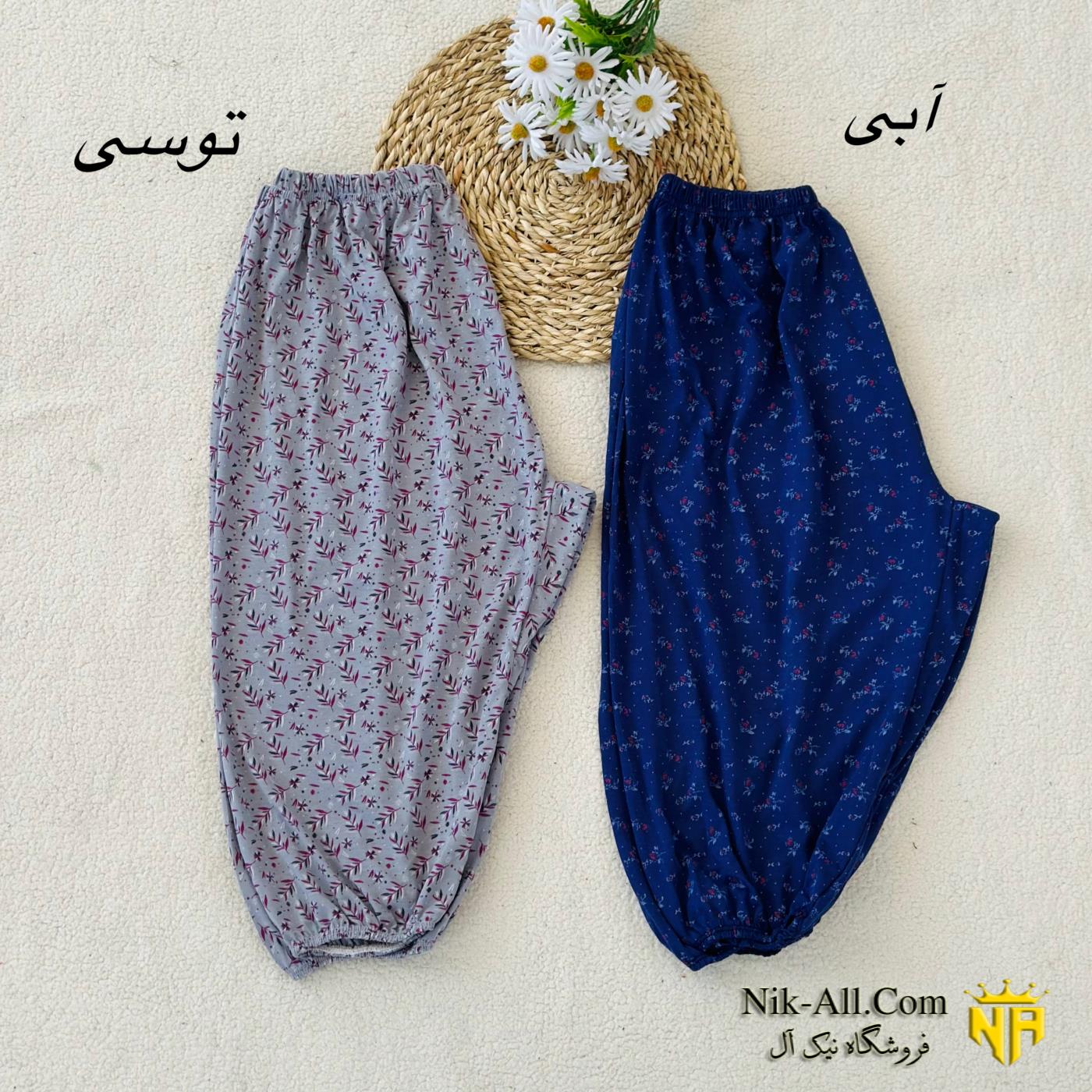 شلوارک نخی سایز 50