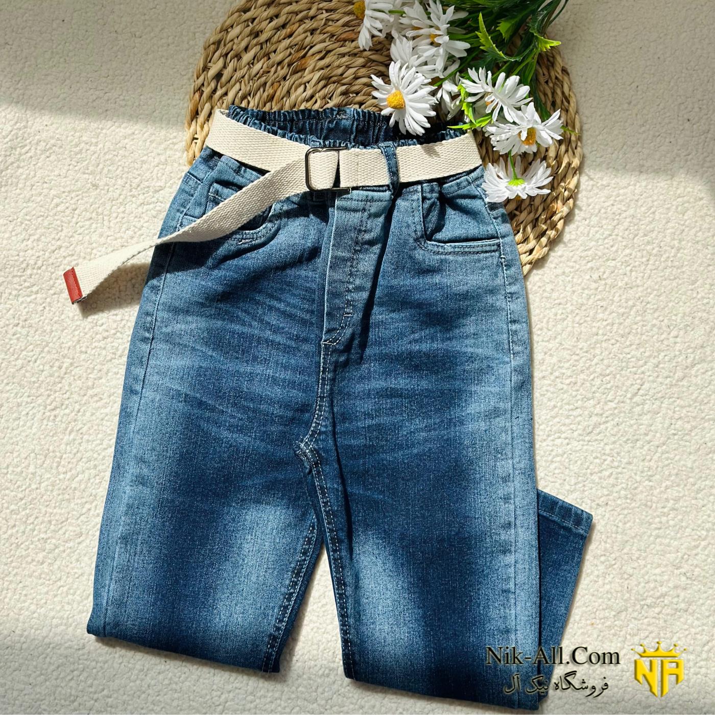 شلوار مام آبی 627