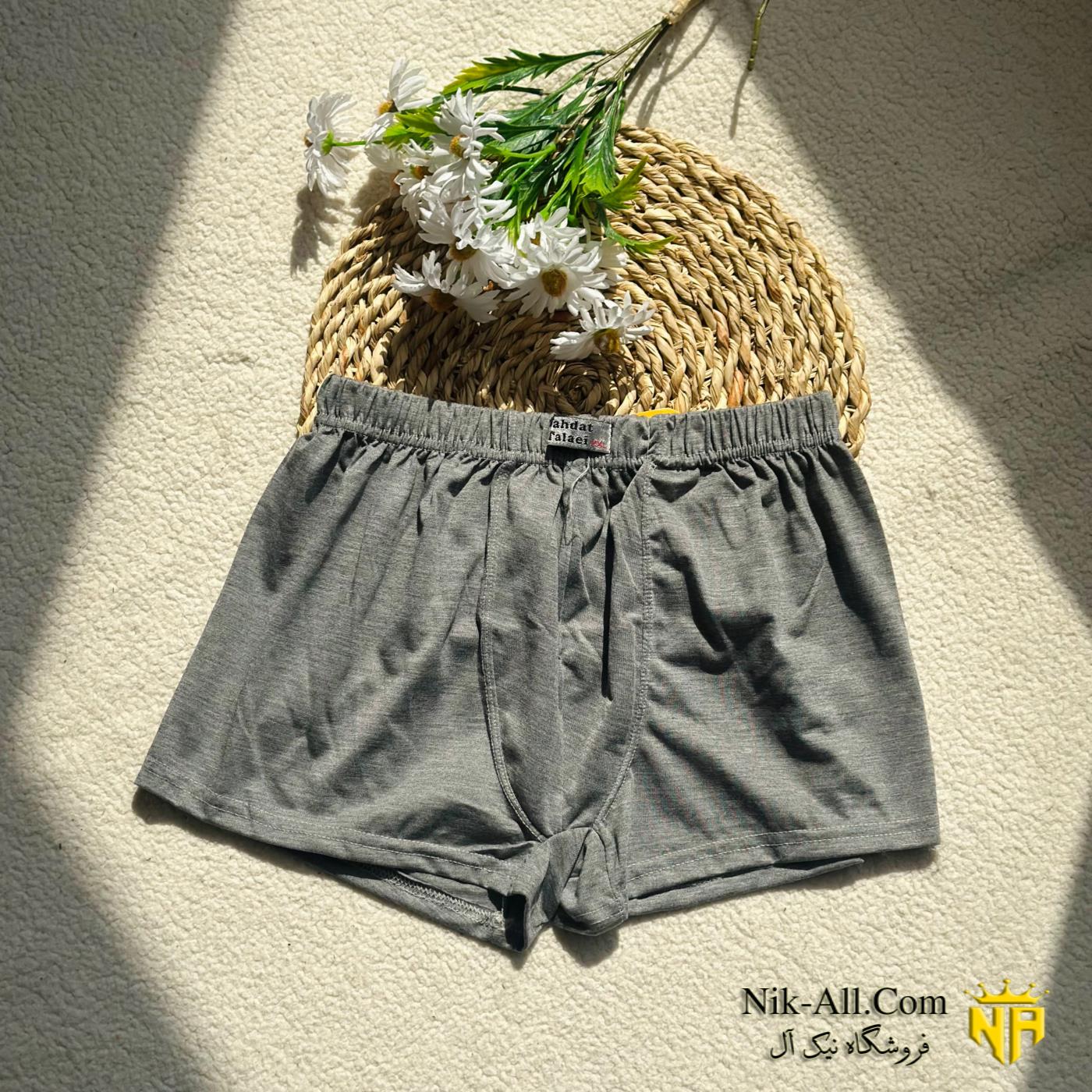 شورت پادار مردانه ملانژ 2XL