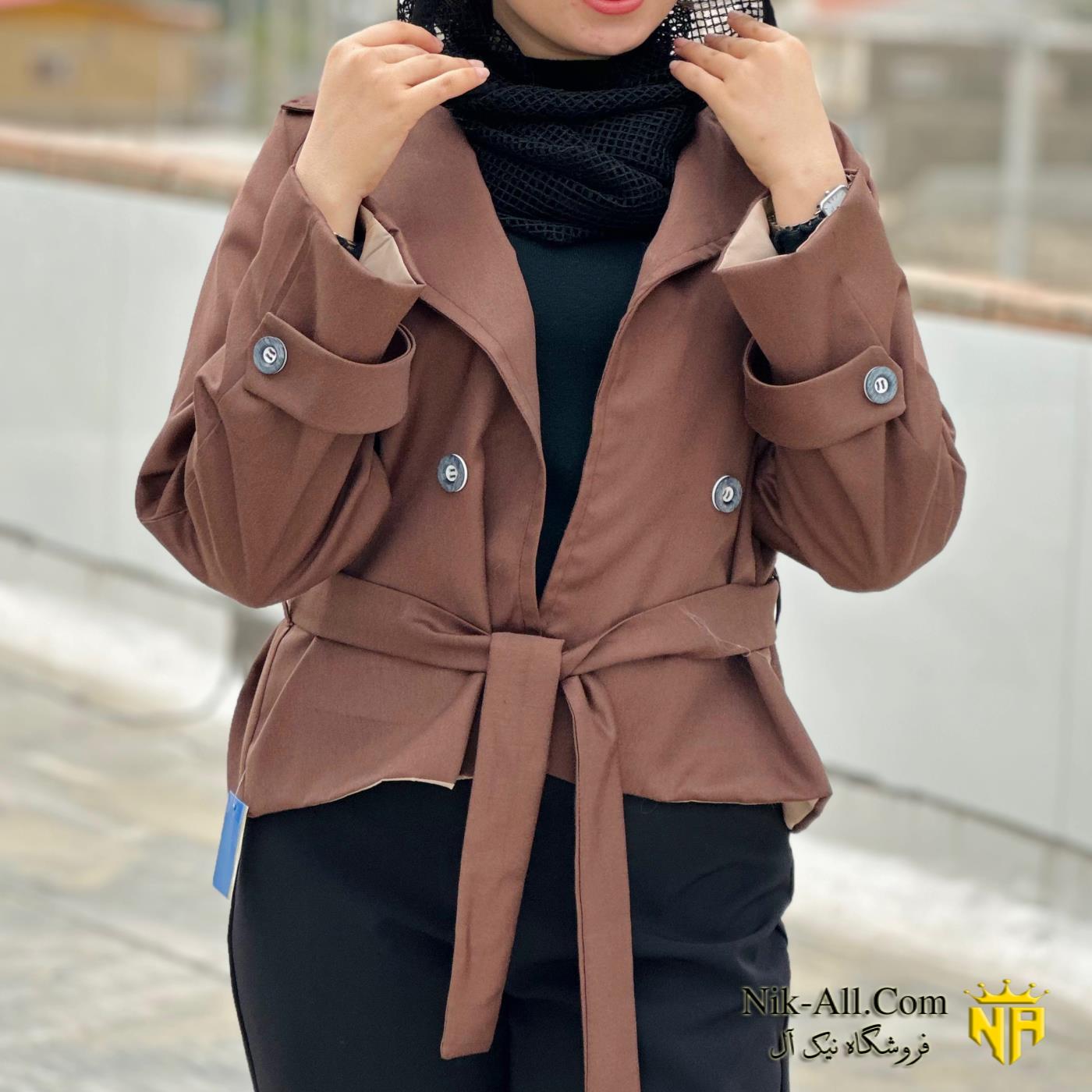 ترنچ کت کوتاه 