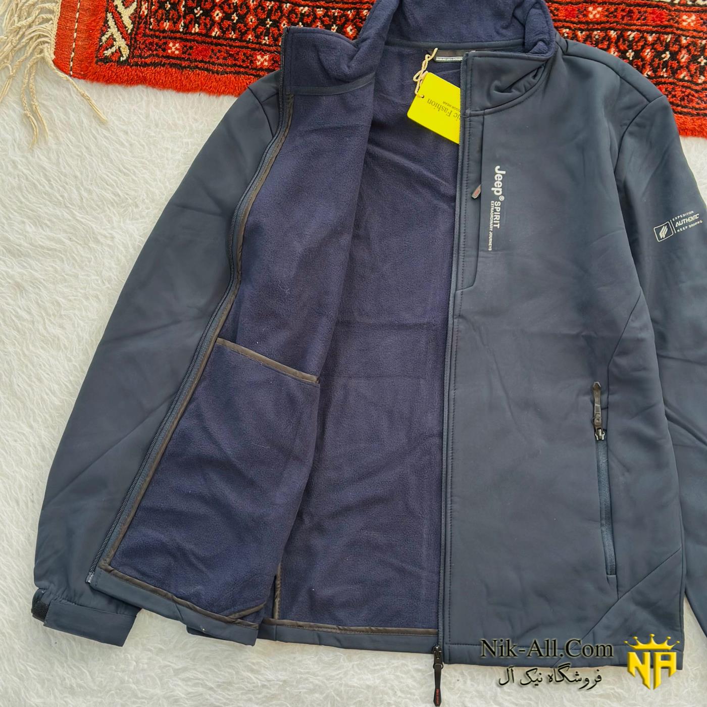 کاپشن مردانه 8916 آبی نفتی