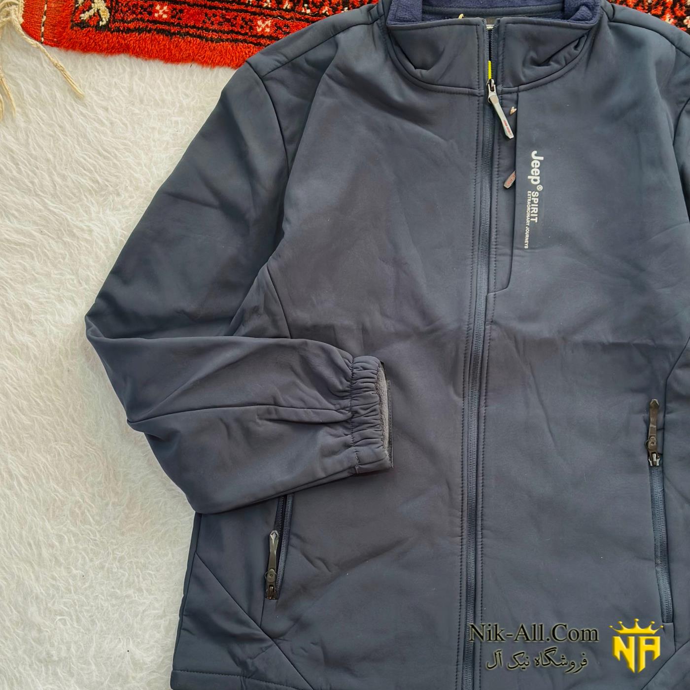 کاپشن مردانه 8916 آبی نفتی