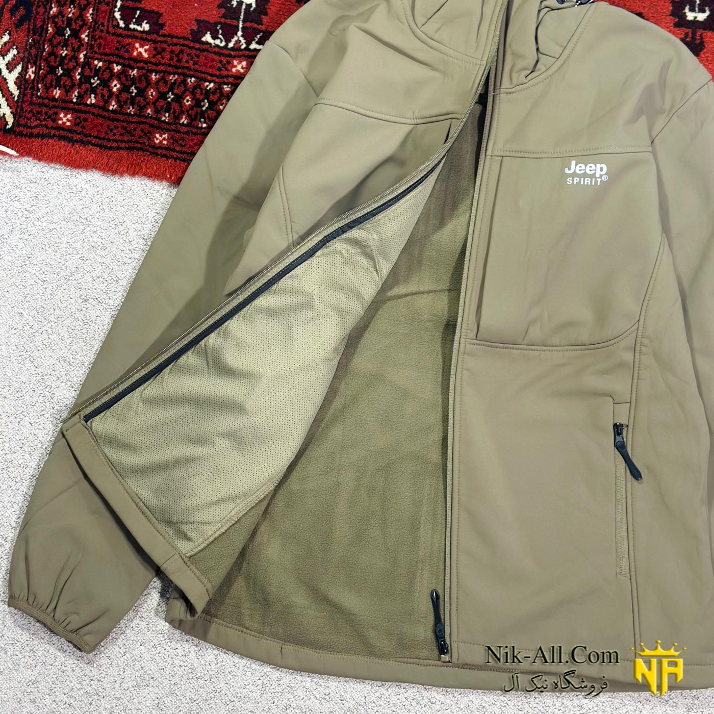 کاپشن مردانه 6611خاکی