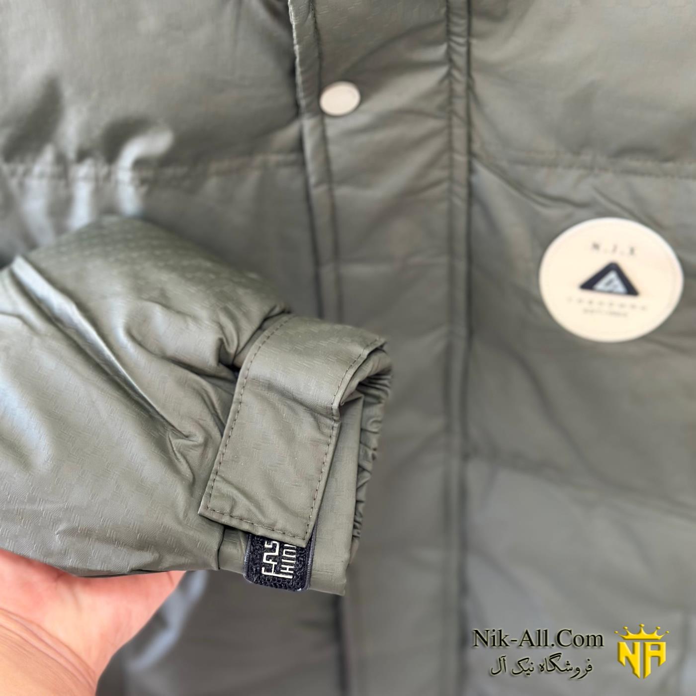 کاپشن مردانه 6566 سبز تیره