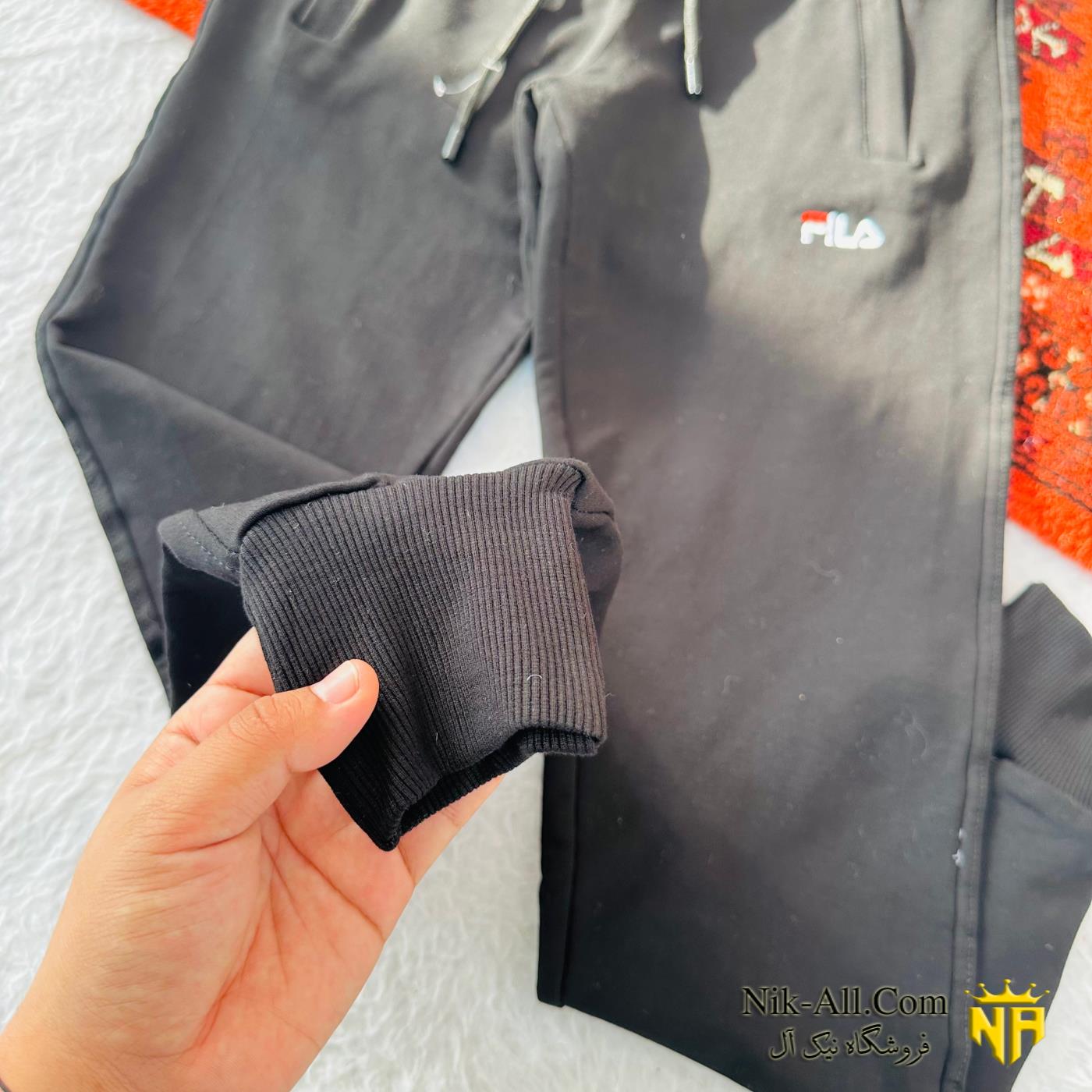 شلوار اسلش بیلسی فیلا مشکی 