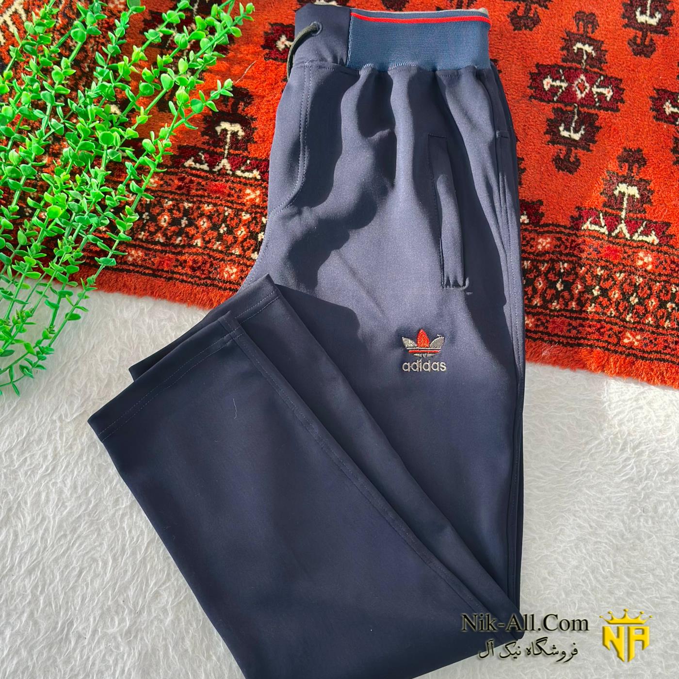 شلوار غواصی بزرگ آدیداس سرمه ای 