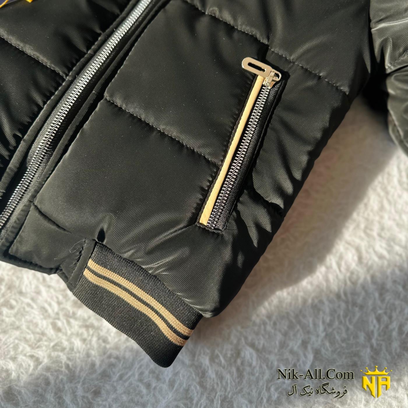 110 کاپشن سیلیکونی مشکی 