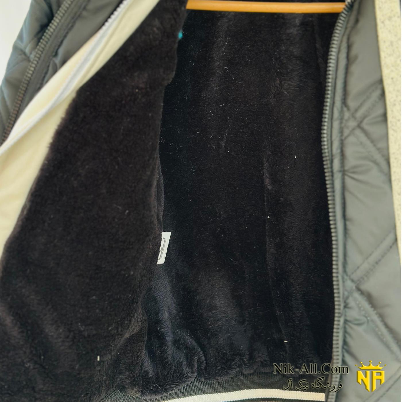 9029 کاپشن دوزیب لوزی مشکی 