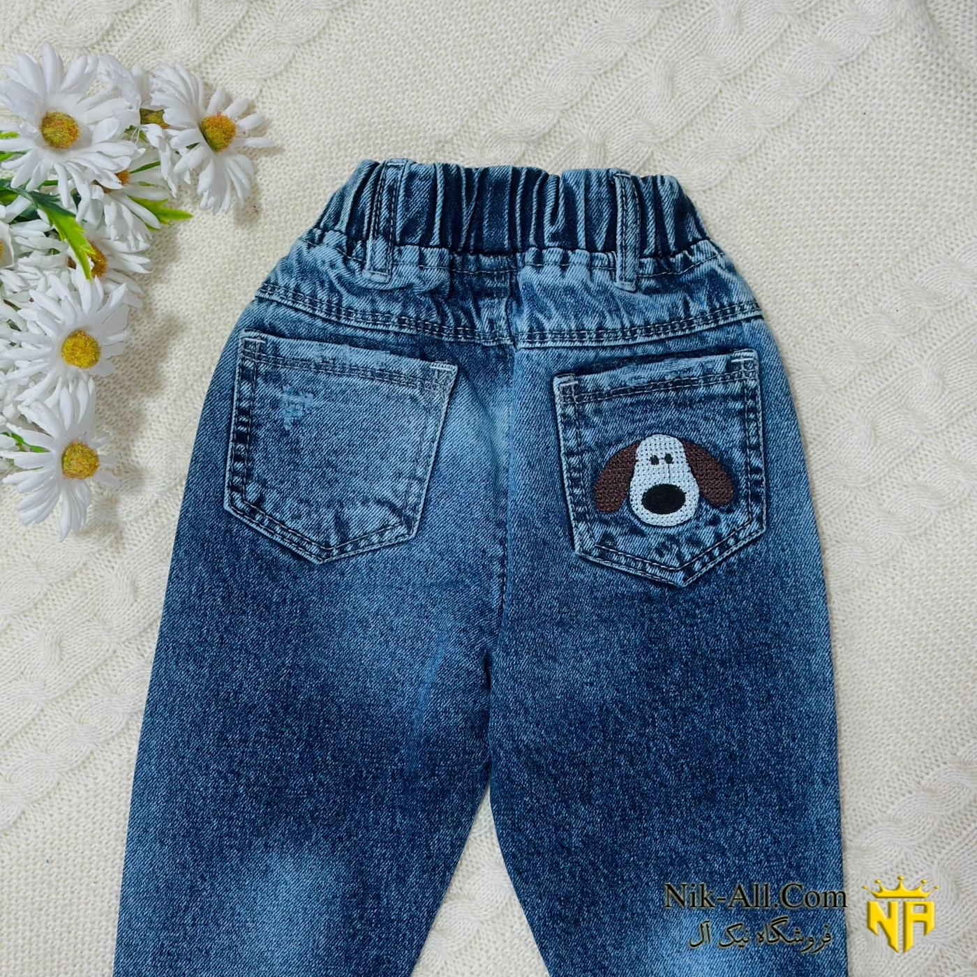 2051 شلوار نقلی آبی 