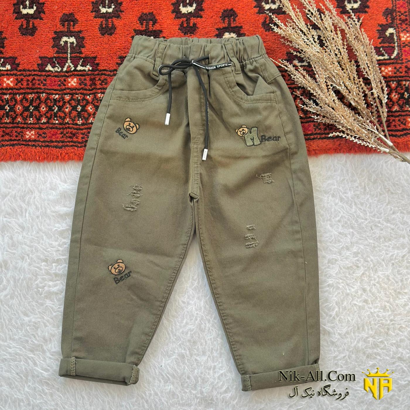 1781 شلوار نقلی کتان سایز 60