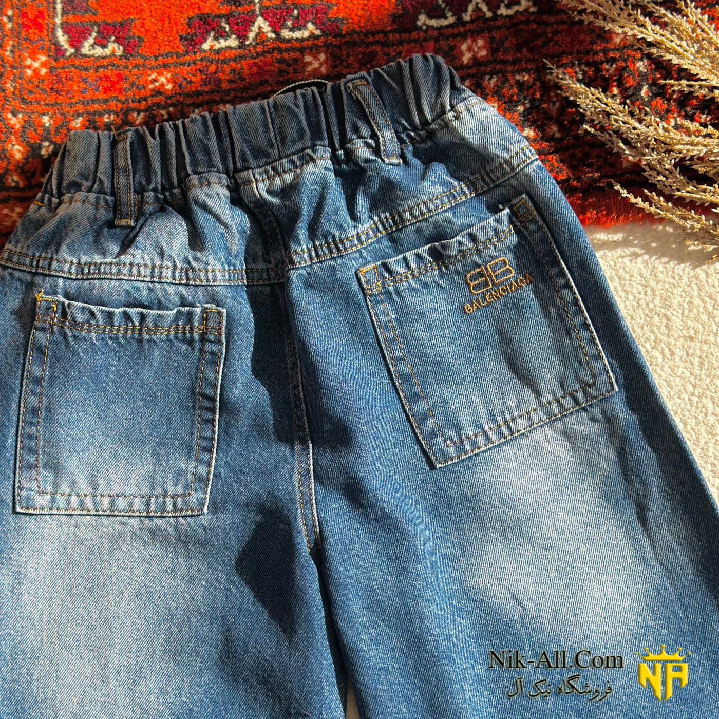 2467 شلوار لی آبی 