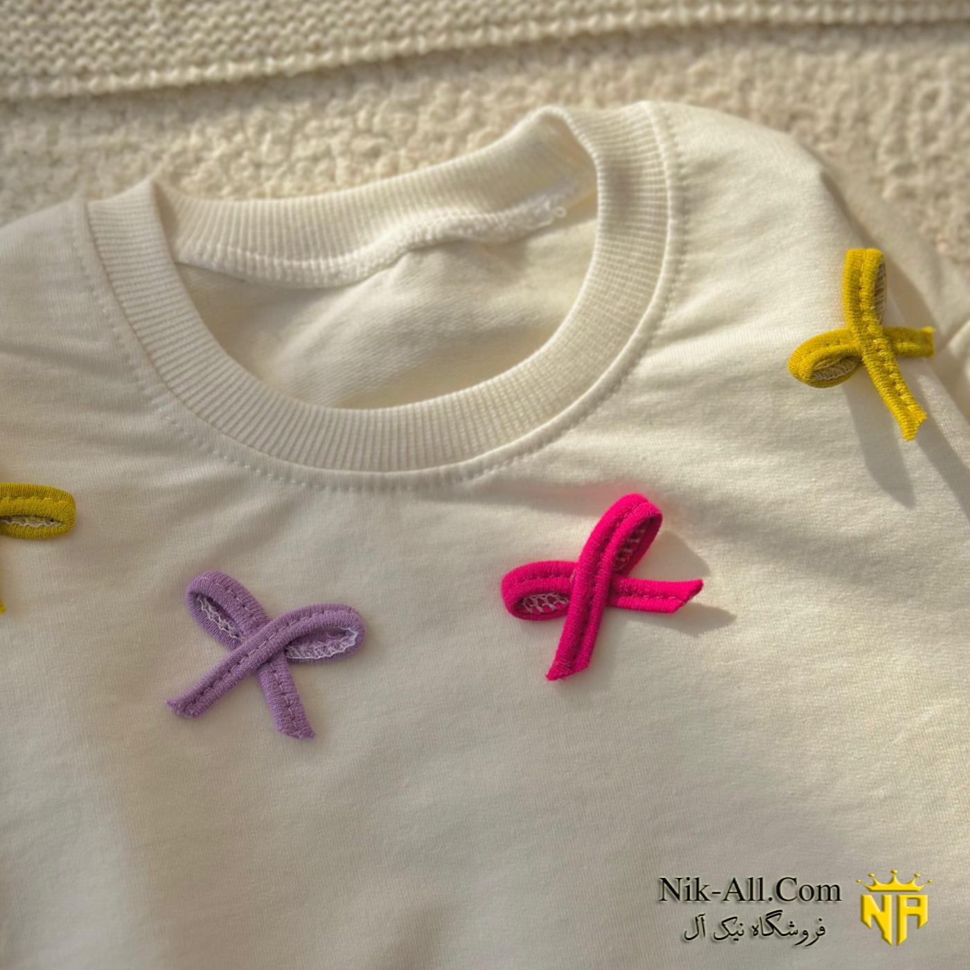 ست پاپیونی سرخ آبی