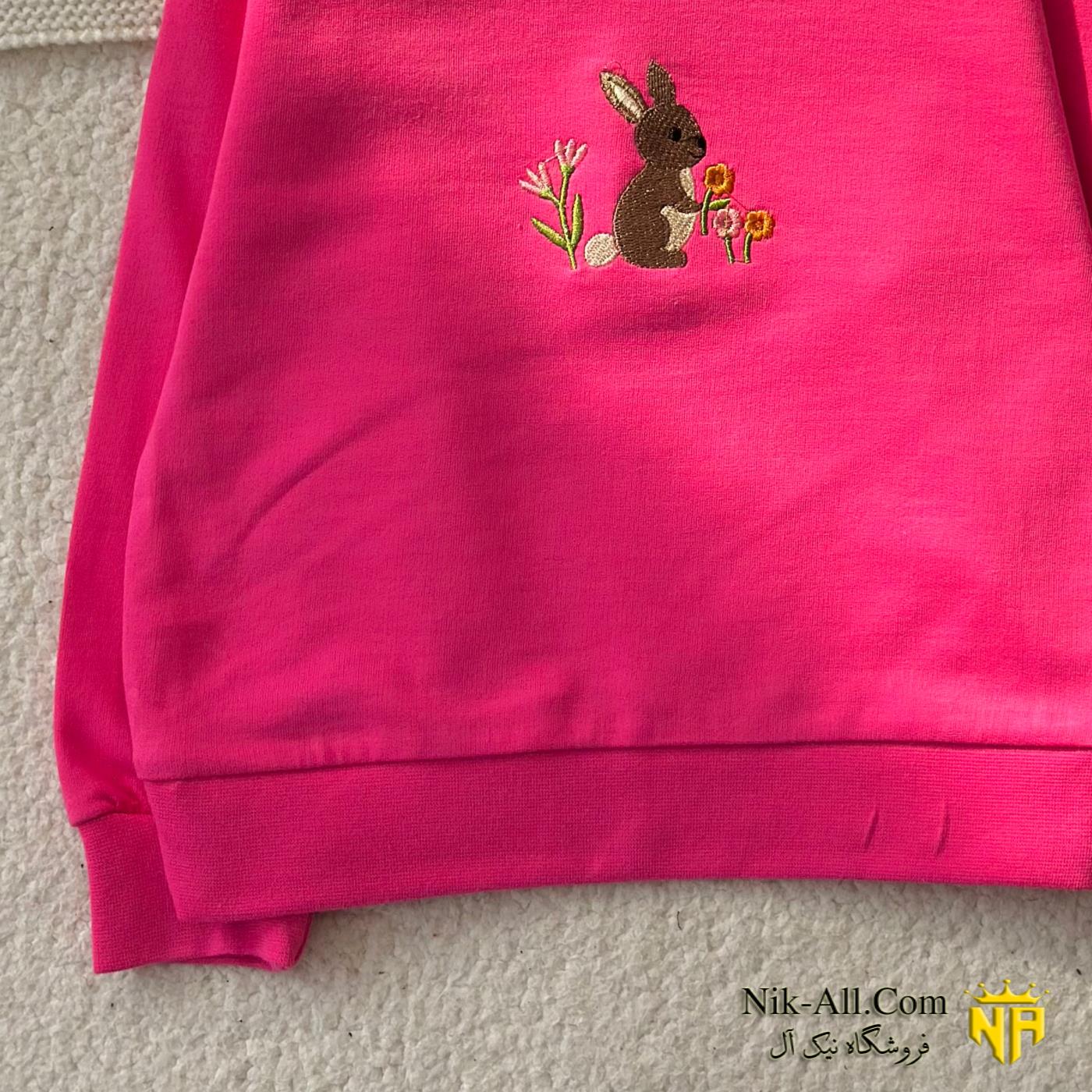 بولیز طرح خرگوش صورتی 