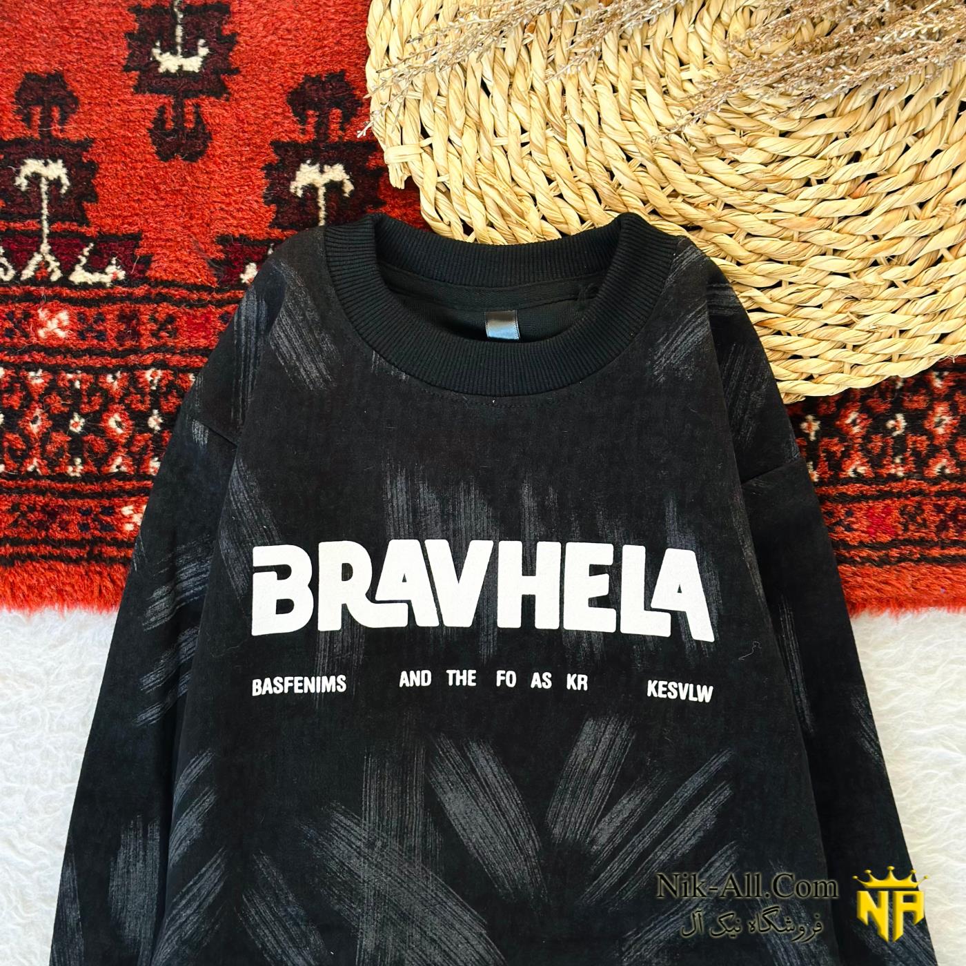 بولیز وارداتی طرحدار مشکی 