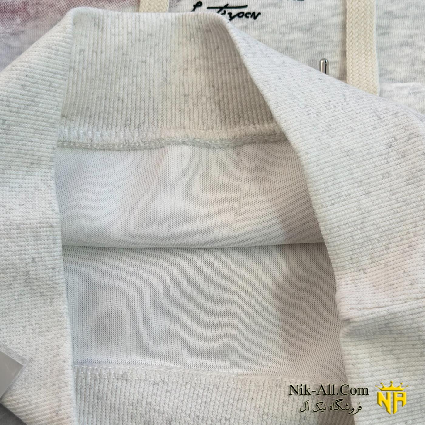 هودی پسرانه وارداتی سفید 