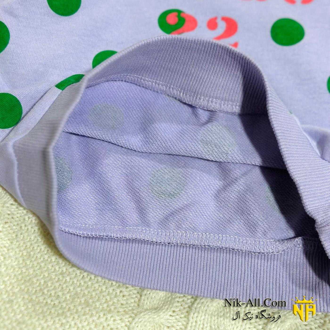 بلوز وارداتی توپی بنفش