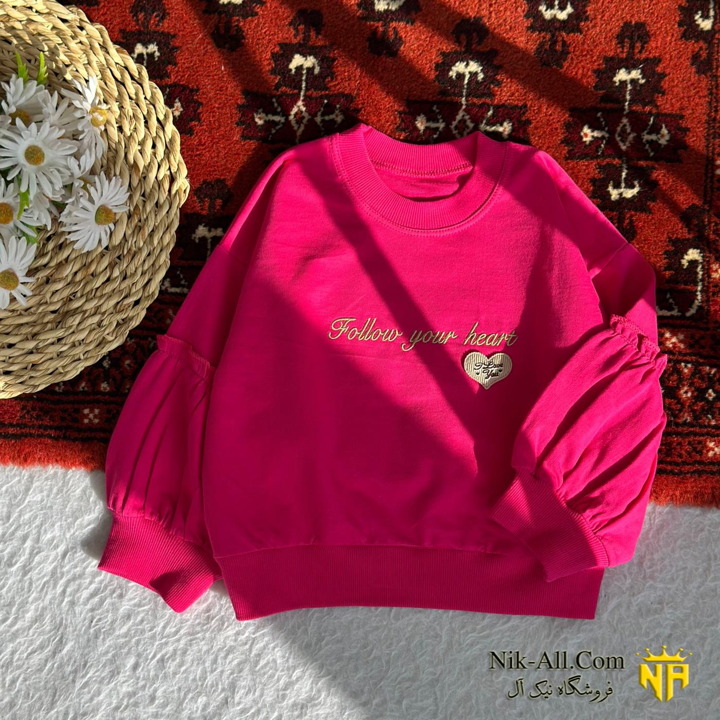 بلوز تک آستین فانوس سایز 45