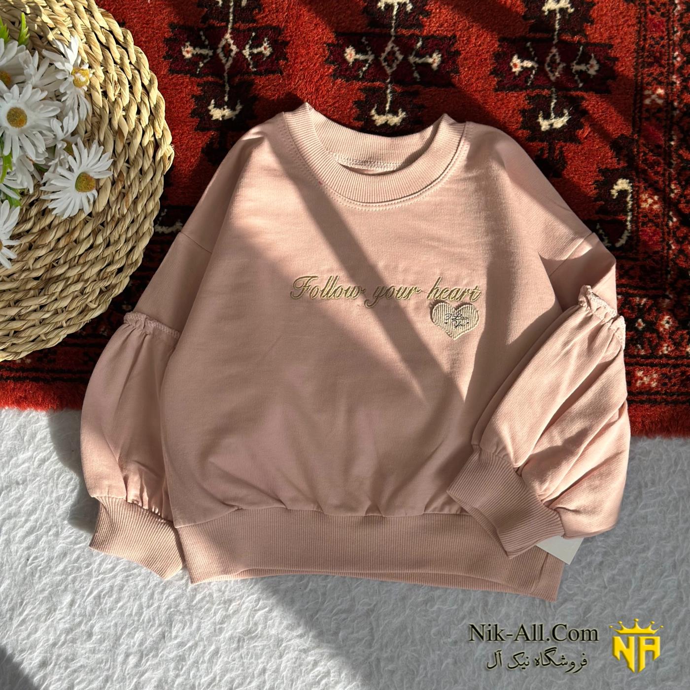 بلوز تک آستین فانوس سایز 50