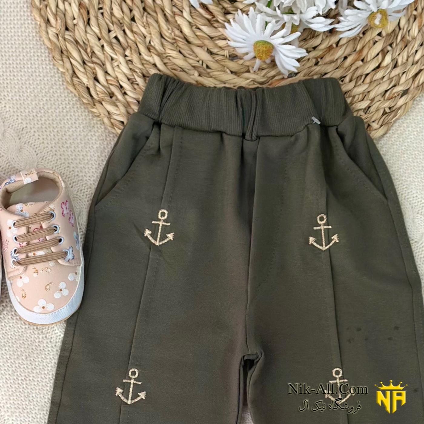 شلوار نقلی لنگر سبز
