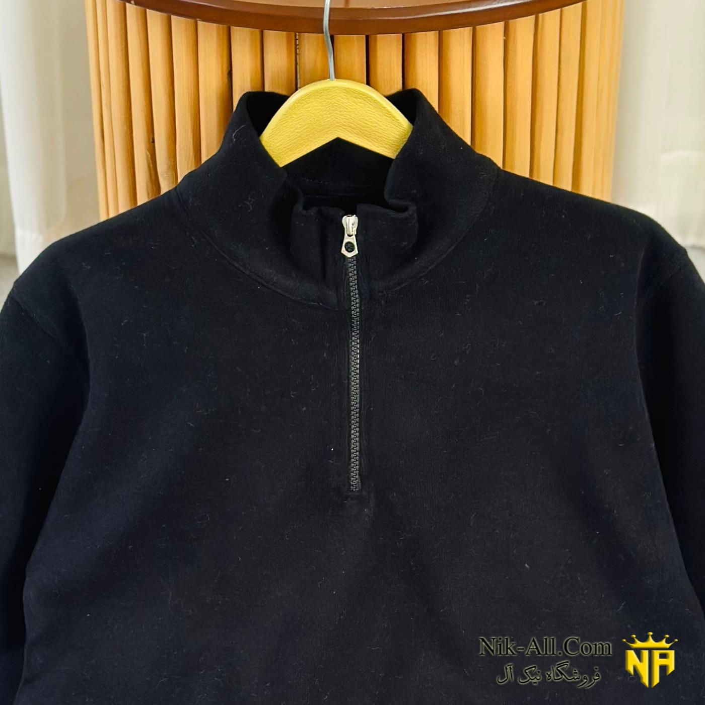 سلانیک نیم زیب مشکی 